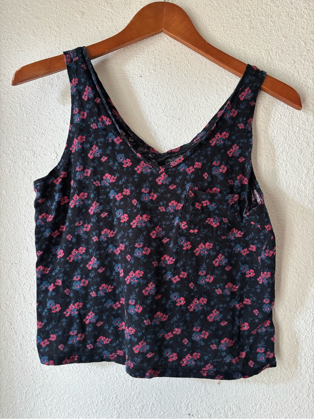 Floral V-Neck Tank Top